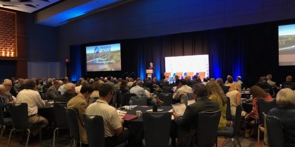 Michael Walters, Chairman of NCRR Board of Directors welcomes Rail Forum attendees